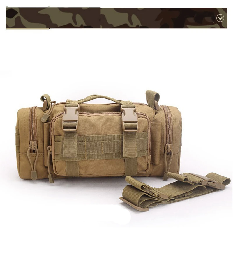  Outdoor Military Tactical Waist Bag Waterproof Nylon Camping Hiking Backpack Pouch Hand Bag military bolsa Style mochil (21)