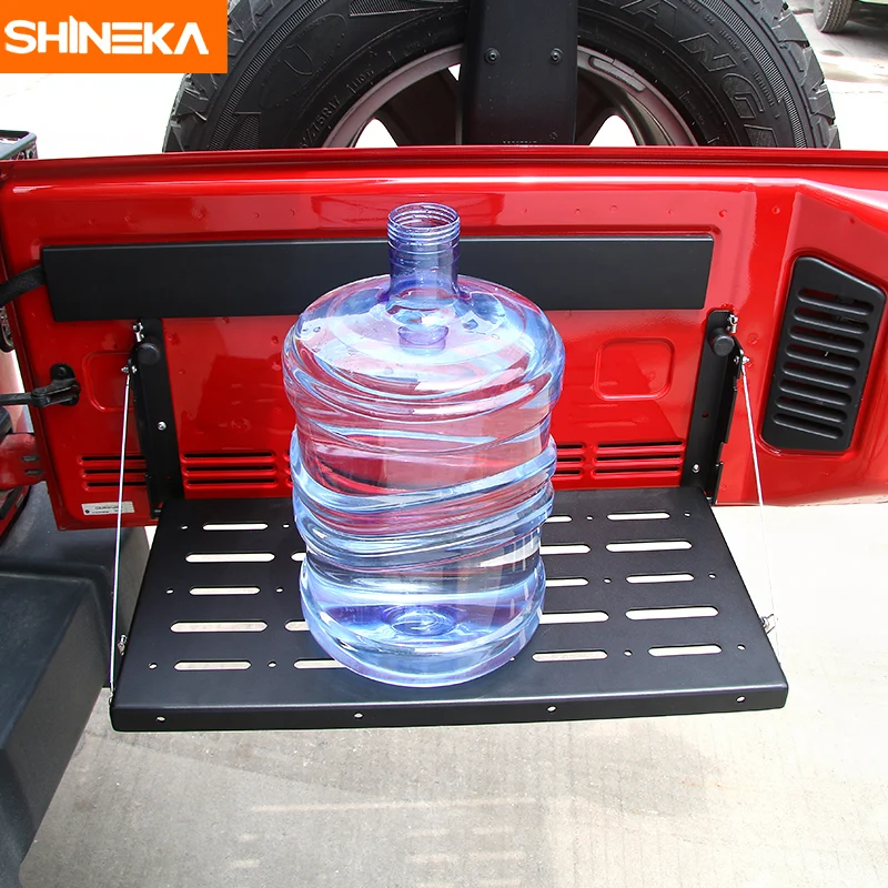 Металлическая Гибкая подставка SHINEKA для задней двери багажника груза багажа Jeep