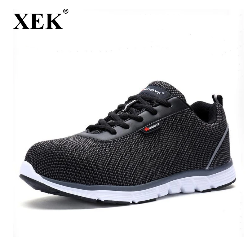 Buy XEK Men Steel Toe Work Safety Shoes Lightweight