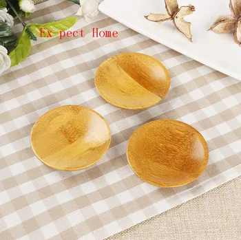 

100pcs Round Coffee Tea Cup Holder Bamboo Table Mat Heat Insulation Bowl Dish Plate Pad Tea Tool Free Shipping