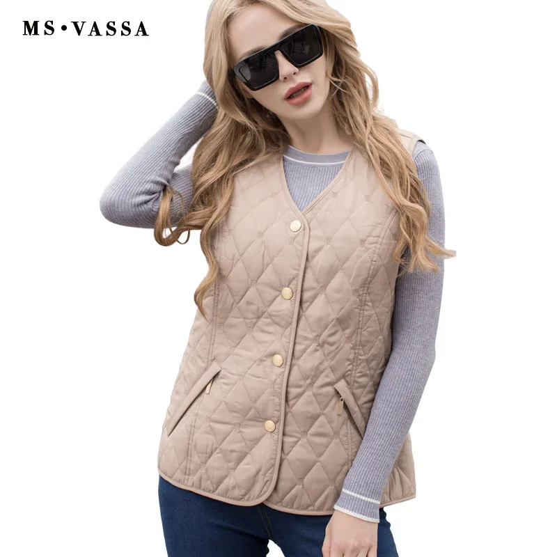 Women Vest 2017 New Fashion Spring Vest Ladies Zipper Pockets Casual Classic Vest Plus Size 6xl