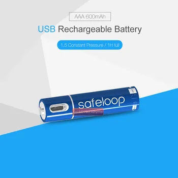 

Technology! USB Rechargeable Battery 1.5V AAA 600mah li-polymer li-ion battery Remote control batteries, toy car batteries