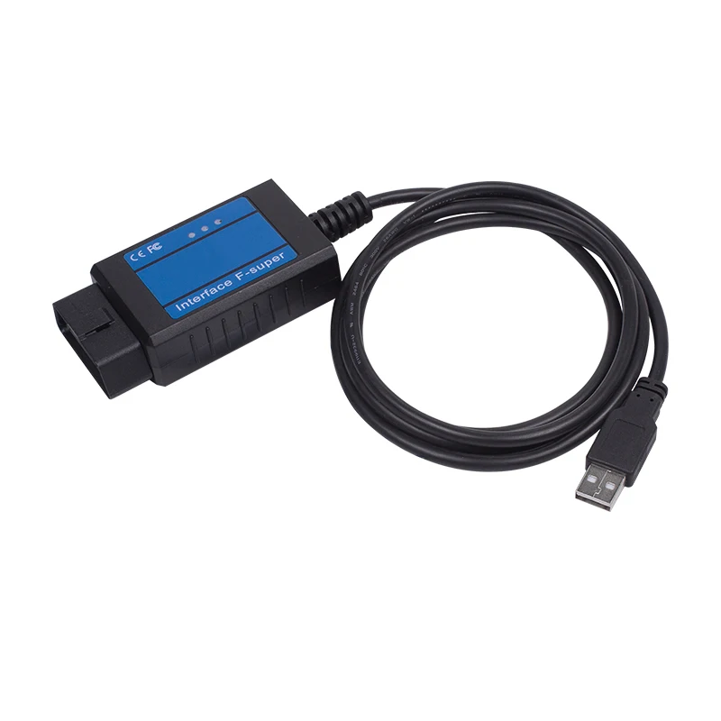 Считыватель кодов для Fiat сканер OBD/ OBD2 диагностический Usb кабель интерфейс USB
