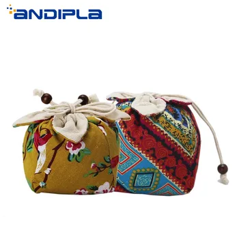 

Japanese Style Portable Teaware Storage Bag Outdoor Travel Tea Set Teapot Teacup Tea Cozies Food Toy Jewelry Nuts Picnic Package