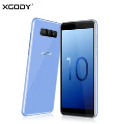 XGODY S10 3g Смартфон Android 8,1 5,5 дюйма 18:9 полный Экран MTK6580 4 ядра 2 Гб Оперативная память 16 Гб Встроенная память 5MP Камера 2500 mAh мобильный телефон