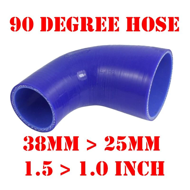 52Mm-83Mm 2"-3.25" 90 Degree Silicone Coupler Reducer Turbo Intake Black Red 52Mm-83Mm 2"-3.25" 90 Degree Silicone Coupler Reducer Turbo Intake Black Red