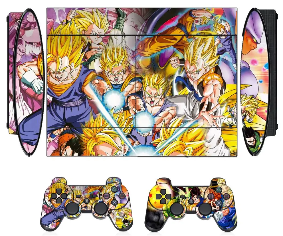 

Dragon Ball 272 Vinyl Skin Sticker Protector for Sony PS3 Super Slim 4000 and 2 controller skins Stickers