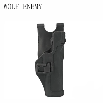 

Tactical Serpa Concealment Quick Right Hand Pistol Gun Holster w/ Jacket Slot Duty Belt Loop for Glock 17 19 22 23 31 32