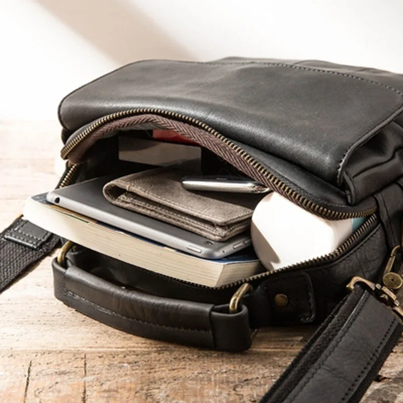 AETOO Men's Genuine Leather Bag Crossbody Bags for Men Messenger Bag Men Leather Men's Shoulder Bags Male Handbags