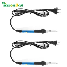 Lemonbest 60 Вт 85-265 в ремонтный инструмент Электрический паяльник Регулируемая температура с вилкой США/ЕС для электроприборов