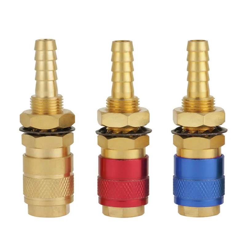 

3pcs Quick Connector Water Cooled MIG/TIG Welding Torch Joint Air Adapter 8mm 100% Brand New And High Quality