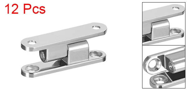 liga de zinco 90 graus destacável dobradiça da porta tom de prata