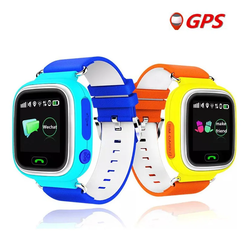 

GPS Smart Watch Baby Clock Watch Q90 with SimCard Phone Wifi Touch Screen SOS Call for Kid Safe Anti-Lost Monitor PK Q80 Q60