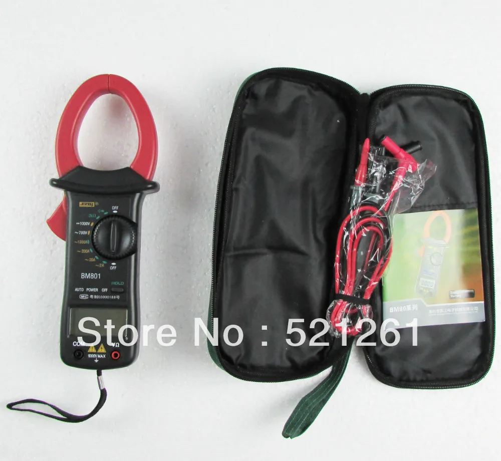 

High quality instruments,digital clamp meter,BM801,digital clamp multimeter,clamp tester BM801A