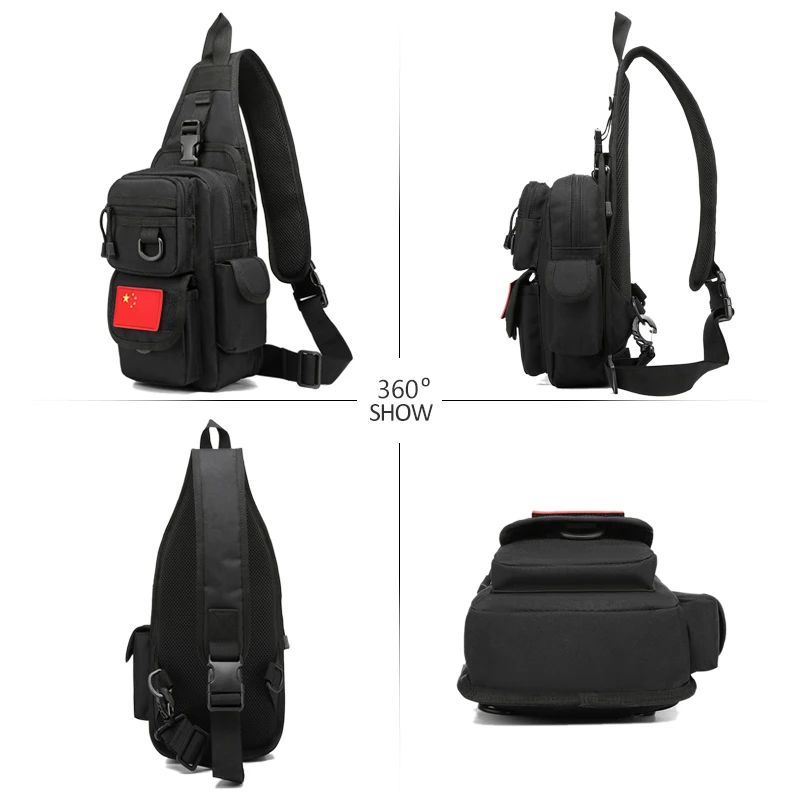  Multifunctional Military Shoulder Bag Tactical Sling Chest Army Backpack Molle Riding Camouflage Ba