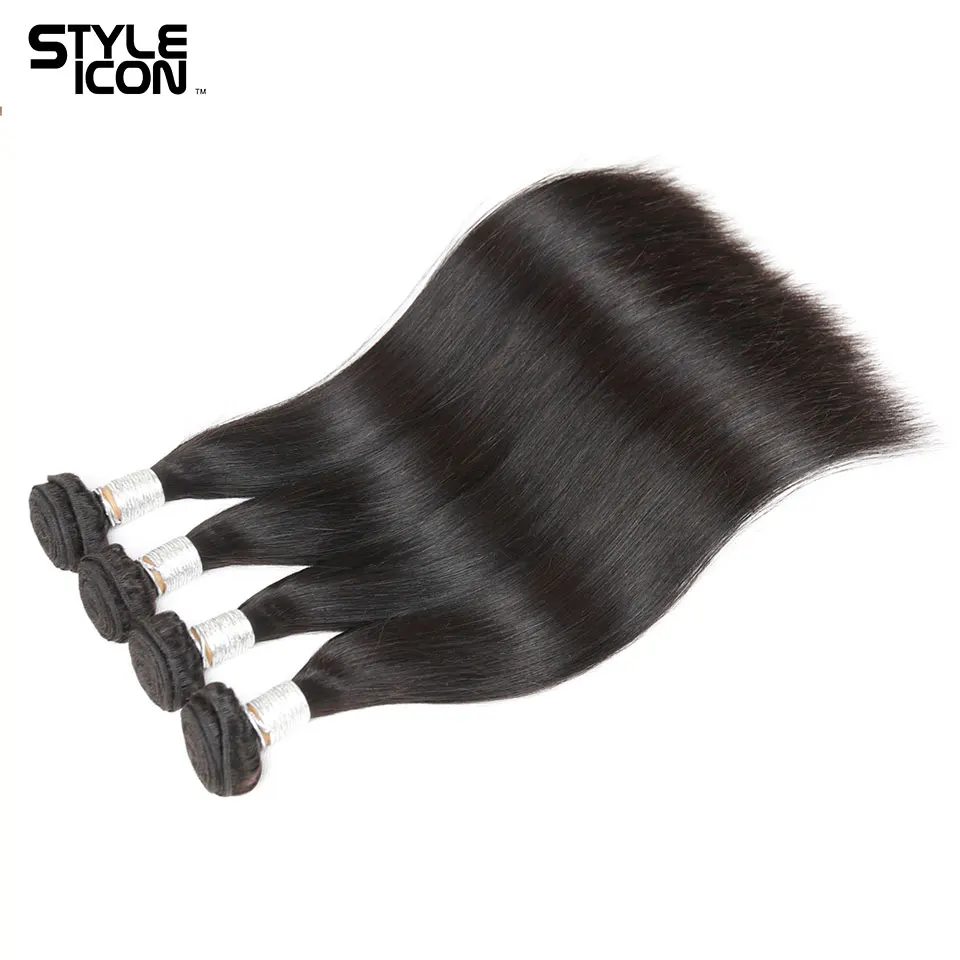 Styleicon Peruvian Straight Hair Bundles with Closure Natural Color 3 4 Bundles Natural Human Hair Bundles Straight with Closure Styleicon Peruvian Straight Hair Bundles with Closure Natural Color 3 4 Bundles Natural Human Hair Bundles Straight with Closure