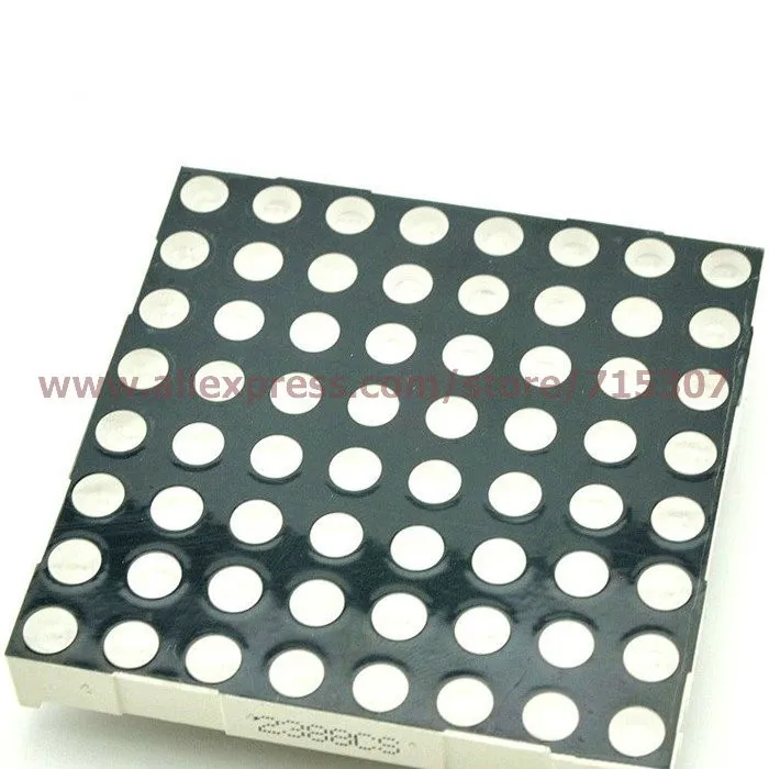 8x8 led matrix red CA 5mm diameter 60x60mm 16pin(2)