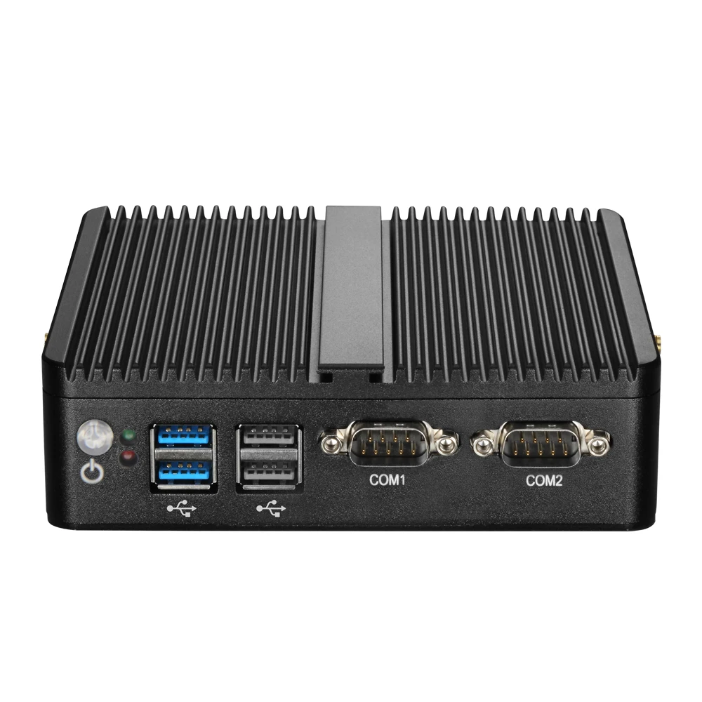 Мини ПК xcy Intel Celeron N2808 процессор с двумя портами LAN и RS232 HDMI VGA Windows 2955U/3205U/J1900 Mini