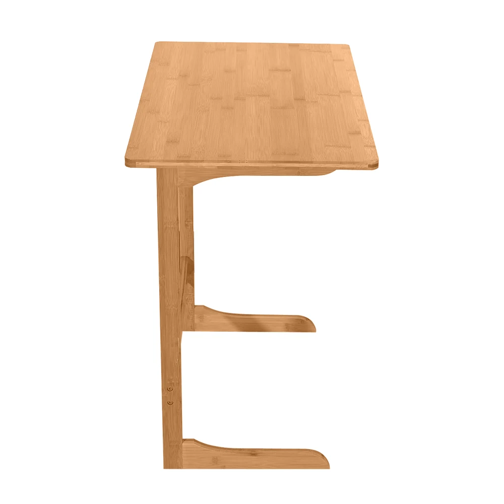 L-shaped Sofa Side Coffee Table Low Table Basse Bamboo Color Side Tables 60*40*65cm