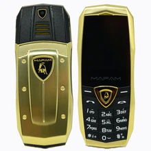 MAFAM A18 Русский Арабский испанский французский вибрации Роскошный металлический корпус автомобиля логотип dual sim gsm китайский мобильный телефон
