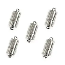 5pcs/Lot Cylinder Magnetic Clasps Hooks Magnet Buckle Connectors Claps For Bracelet Necklace DIY Jewelry Making Craft 19mm*7mm Jewelry Findings 5pcs/Lot Cylinder Magnetic Clasps Hooks Magnet Buckle Connectors Claps For Bracelet Necklace DIY Jewelry Making Craft 19mm*7mm Jewelry Findings