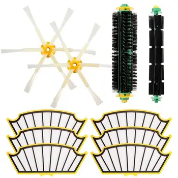 

Replacement Filter Brush Round Cleaning Tool Accessories Kit For Irobot Roomba 500 Series 510 530 540 550 560 580 570