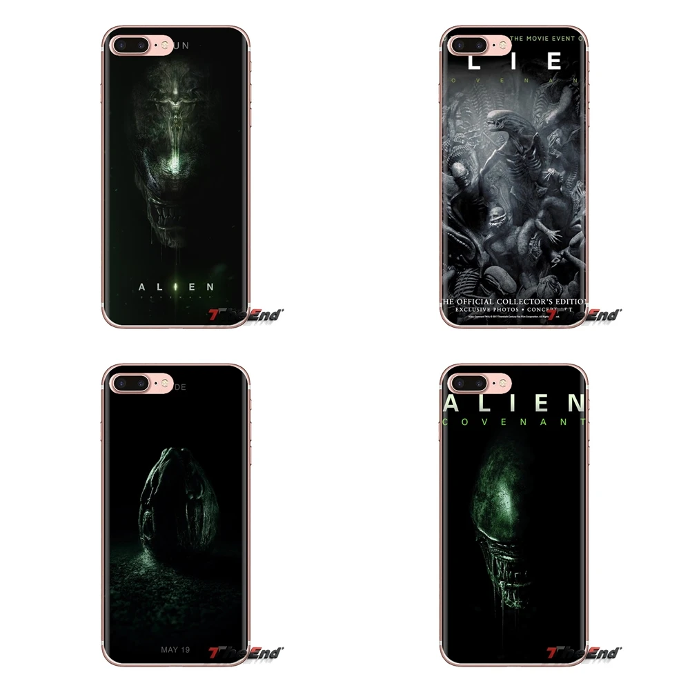 Alien Covenant Transparent Soft Cases Covers For Huawei Mate Honor 4C 5C 5X 6X 7 7A 7C 8 9 10 8C 8X 20 Lite Pro |