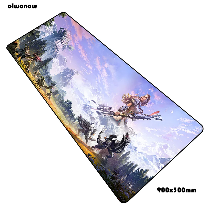 Horizon zero dawn коврик для мыши 90x30 см коврики для мыши Лидер продаж игровой коврик для мыши геймер locrkand персонализированные коврики для мыши Клавиатура ПК коврик