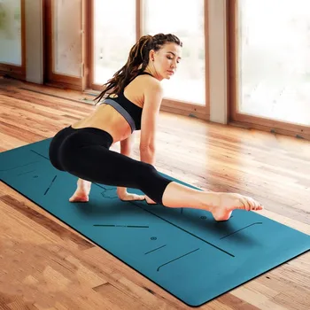 

LARGE size 185*68 CM Non-Slip Yoga Mat Sport Gym PU material Yoga Mats Fold-able for Body Building Fitness Exercises Equipment