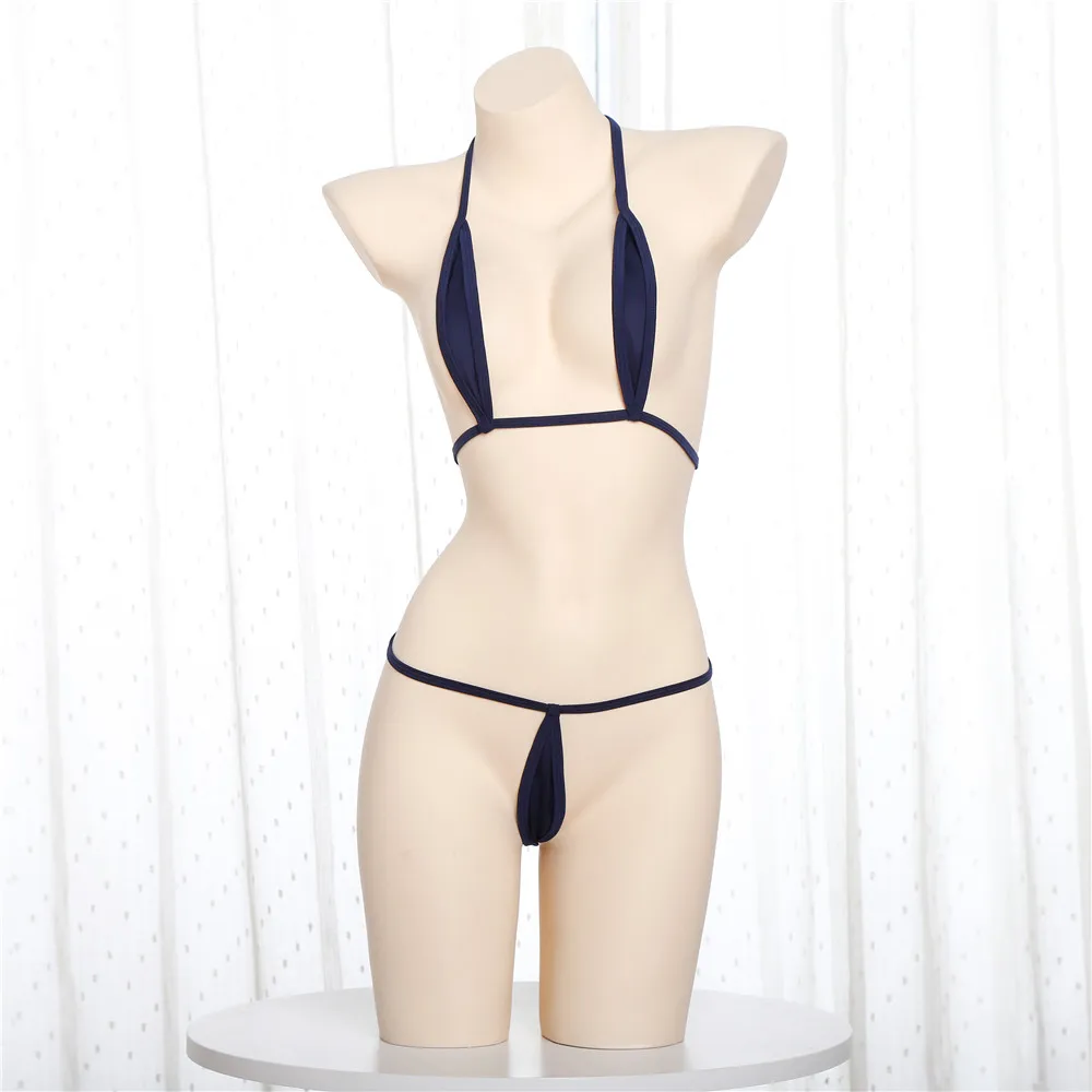 

micro bikini 2019 mujer Sexy Sling oval Lotion Thong girl Beach Sunbathing spa swimwear women swimsuit biquini bikinis monokini