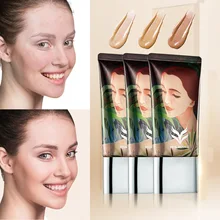 1 шт. Huamianli Новое поступление база для макияжа лица Жидкая Основа BB крем влажной бессточными тональный крем основа под макияж Make up FD001