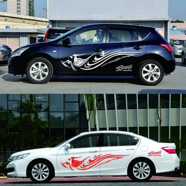 Car Truck Flying Phoenix Graphics Vinyl Body Decal Side Animal Hood