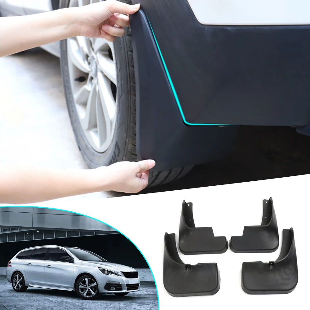 Для Peugeot 308 2012 2013 2014 2016 2017 2018 2019 Автомобильные Брызговики аксессуары для