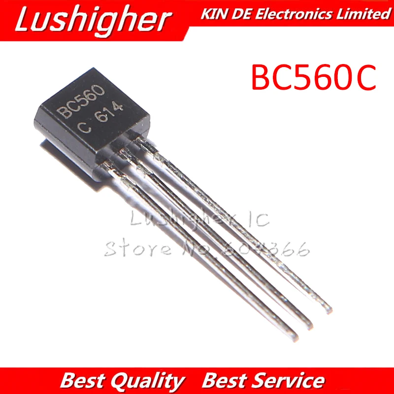 

100PCS BC560 TO-92 BC560C TO92 560C Triode Transistor