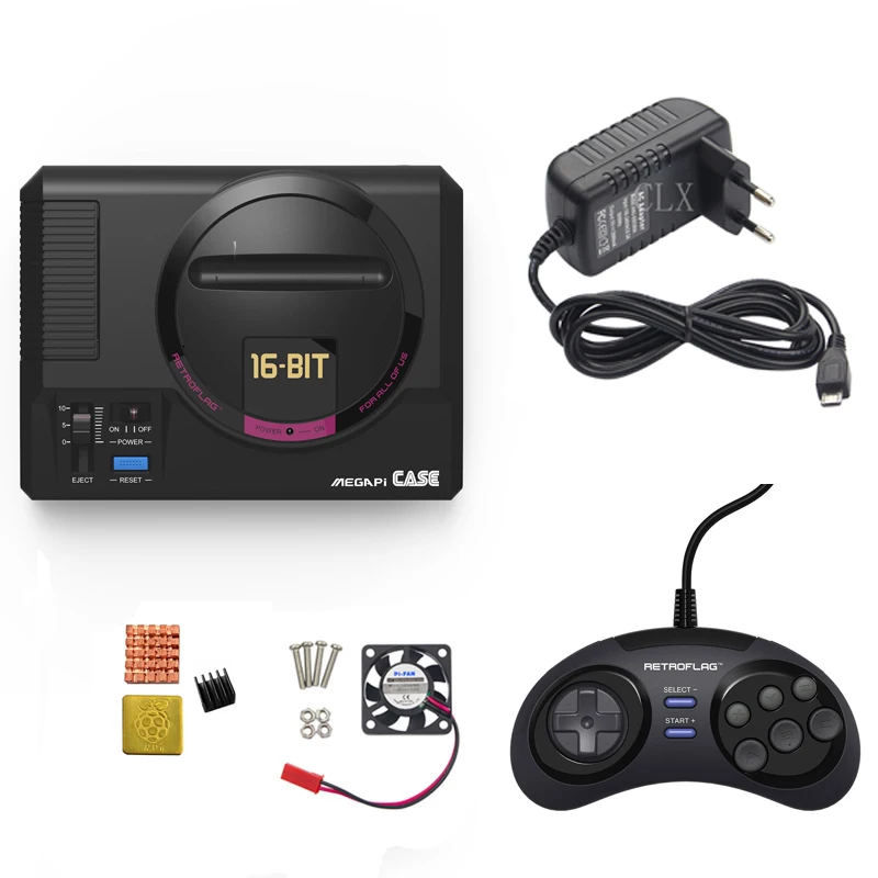  Retroflag MEGAPi Case +Raspberry pi 3B+(Plus)+16/32GB card+5V 3Apower+HDMI+Heat sink for Raspberry 
