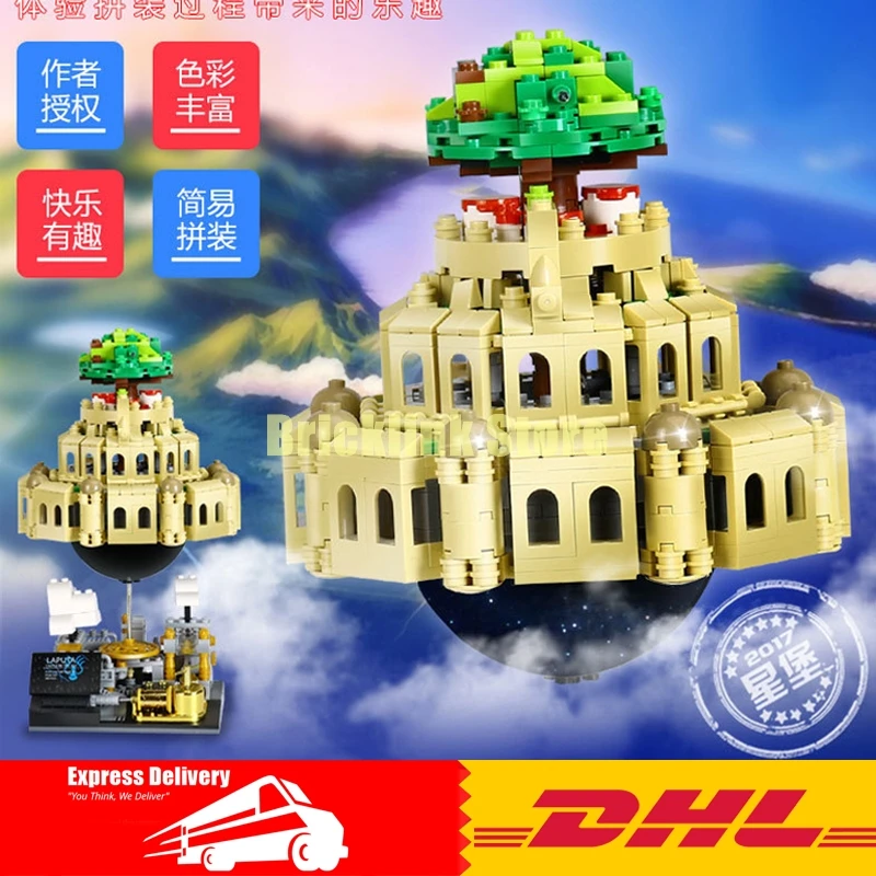 

XingBao 05001 Block 1179Pcs Genuine Creative MOC Series The City in The Sky Set Educational Building Blocks Bricks Model