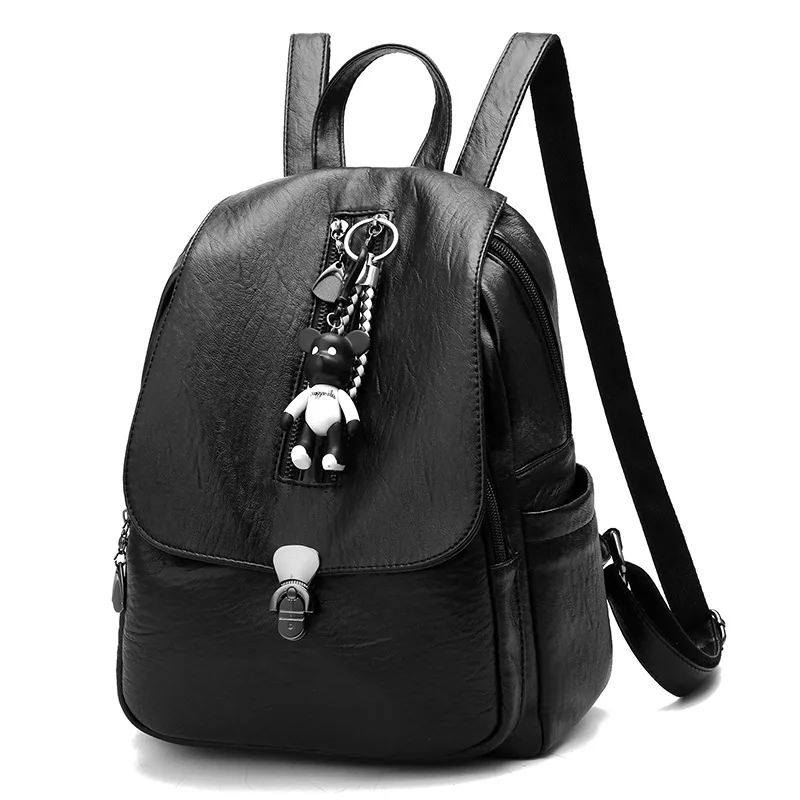 female knapsack 2018 Korean Edition oval shoulder bag multi bag college