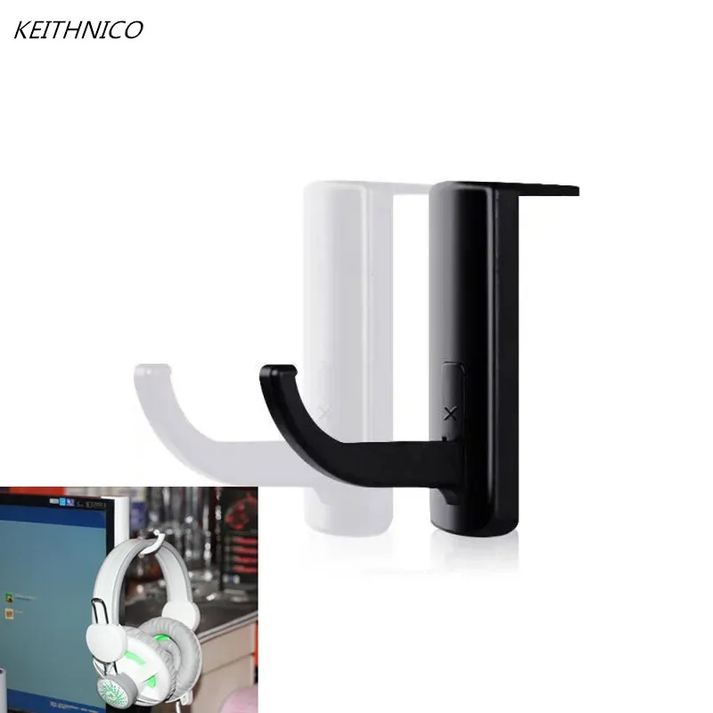 

KEITHNICO 1PC Headset Stand Holder Rack Universal Headphone Hanger Stand Hook Wall Hook PC Monitor Display Stand