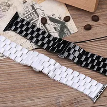 Новейшая коллекция; керамика, браслет для Apple Watch 38, 42 мм, 40 мм, 44 мм, браслет для iwatch, ремешок серии 5, 4, 3, 2, 1