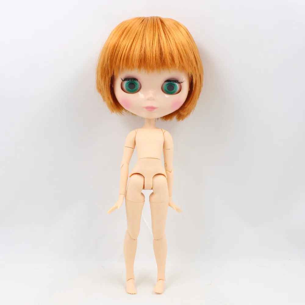 Фабрика Блит куклы 1/6 bjd мальчик тела BL0145 orange короткие волосы jojnt совместный 30 см