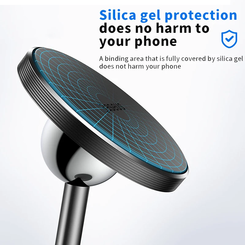 Baseus حامل هاتف السيارة المغناطيسي ل فون سامسونج Xiaomi المغناطيس حامل للسيّارة للهاتف في سيارة الهاتف المحمول حامل هاتف ذكي