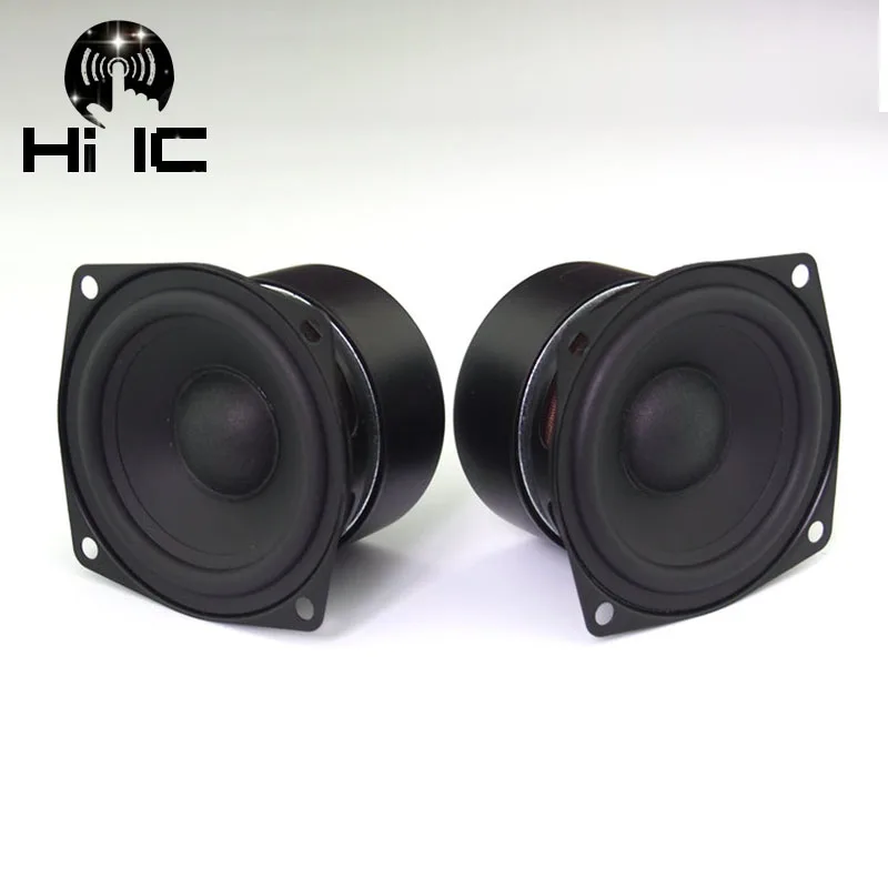 2шт 2 5 дюйма 4 Ом 8Ohm10W полный диапазон HiFi аудио динамик s полночастотный громкий
