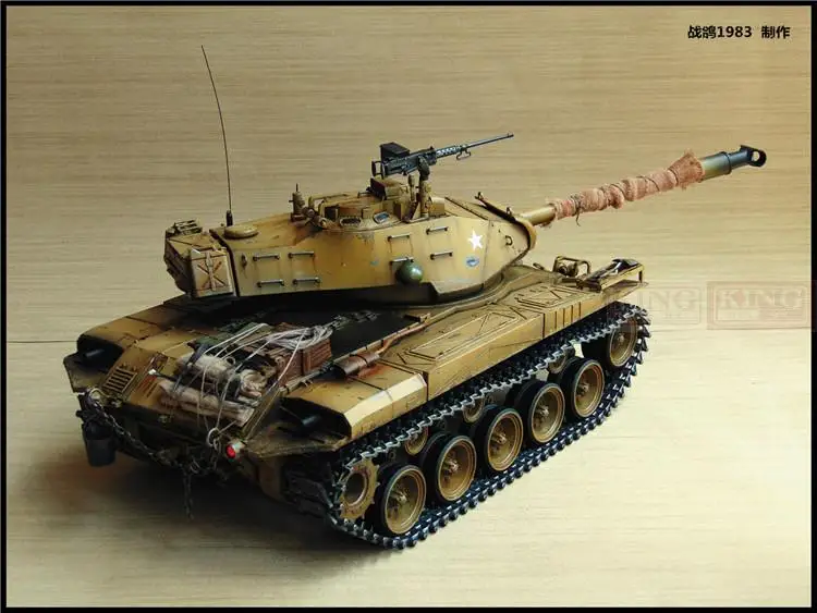 KNL HOBBY 1/16 RC бульдог M41A3 модель бака с дистанционным управлением OEM покрытие краски