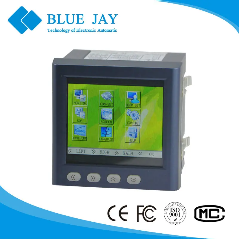 BJ 194Q 9SY Electrical power panel meter, LCD display power data logger