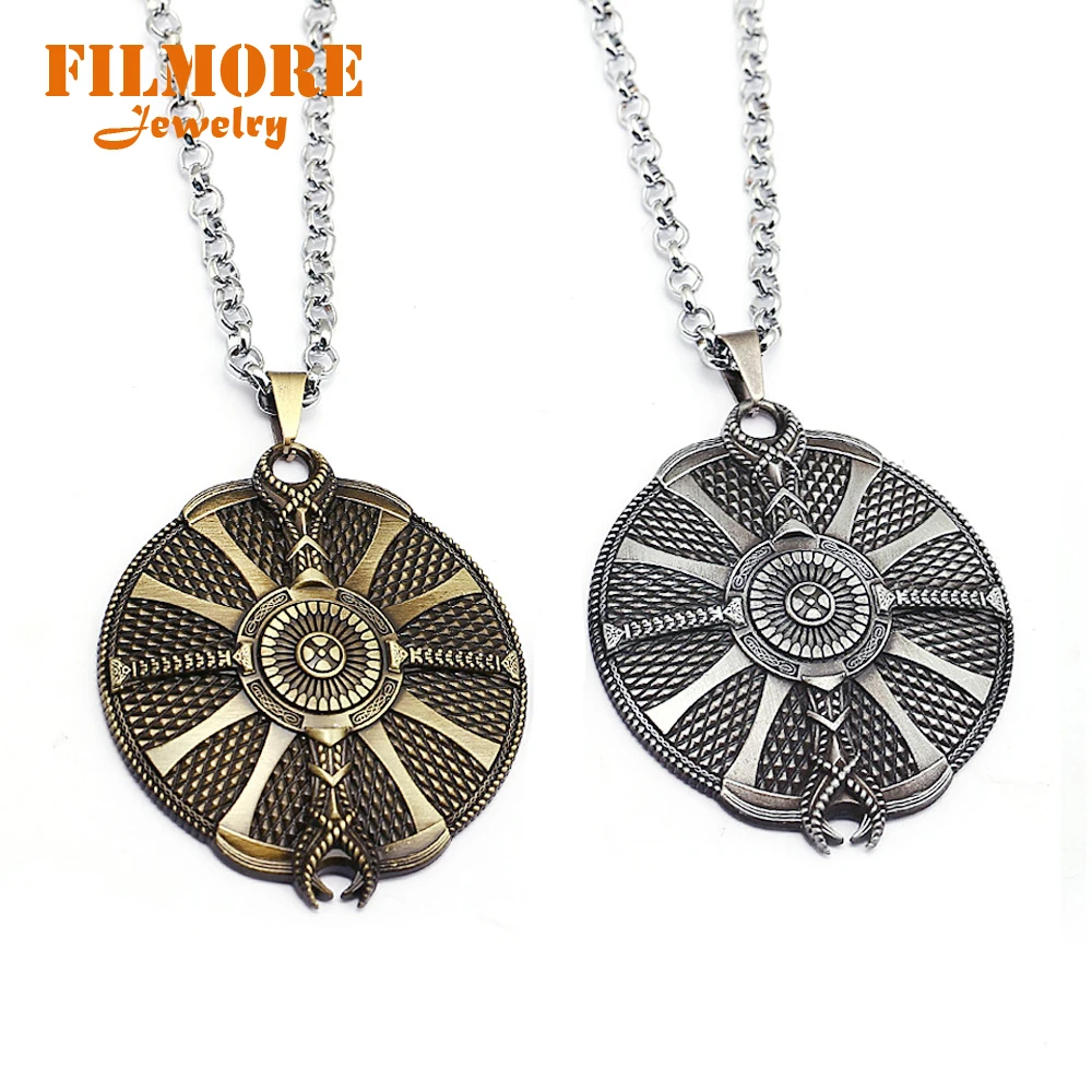 Filmore Бог войны 4 ожерелье Кратоса Хранитель Щит металлический кулон ссылка