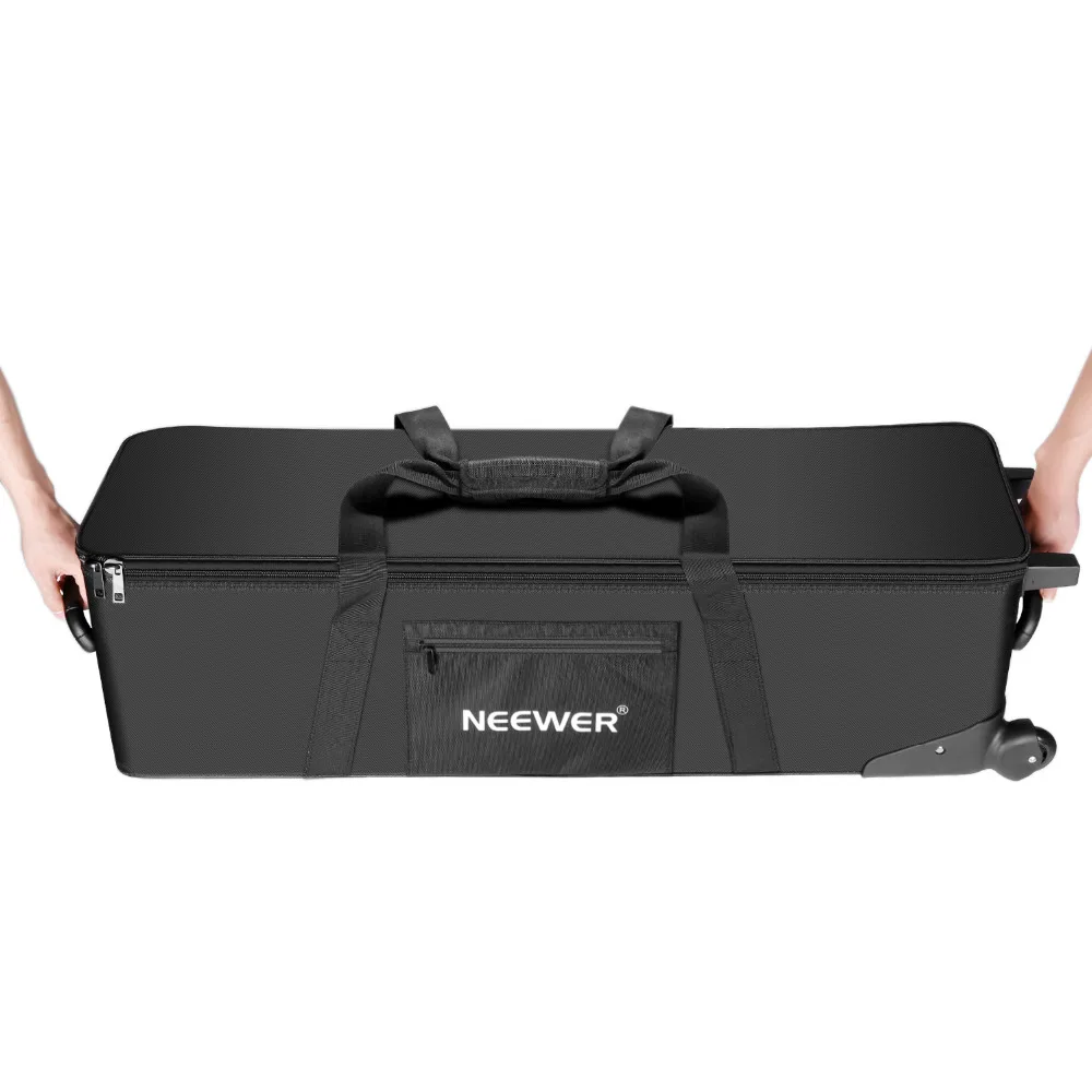  Neewer Photo Studio Equipment Rolling Bag Trolley Carrying Case for Light Stand Tripod Strobe Light