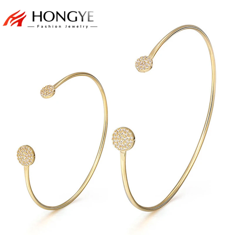 

Newest Good Quality Manchette Argent Adjustable Bracelet Crystal Open Bangles Jonc Femme Bijoux Children Pendant Bracelet