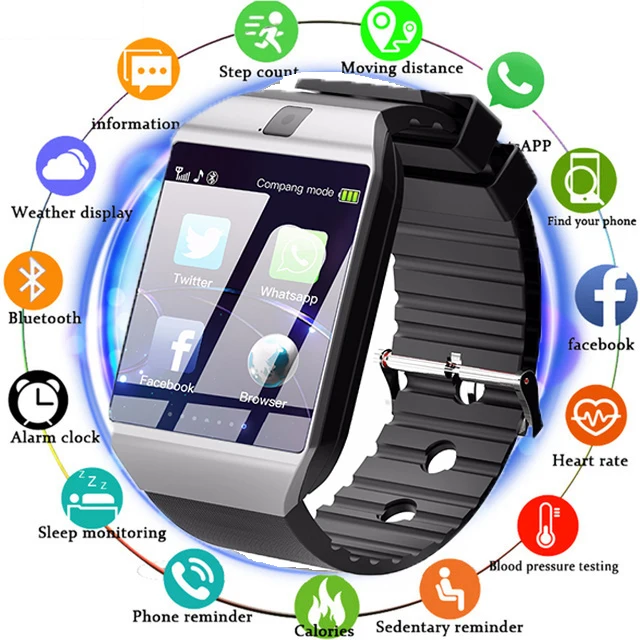 Умные часы Bluetooth DZ09 с сабвуфером для Android и i12 i10 2019|Смарт-часы| |