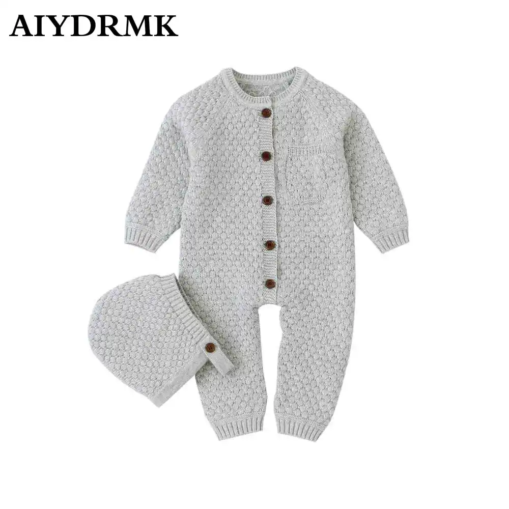 knitted romper boy