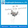 10pcs 3W 5% Carbon Film Resistor 0.1R ~ 2.2M 1 2.2R 10R 22R 47R 51R 100R 150R 470R 1K 4.7K 10K 47K 1 2.2 10 22 47 51 100 150 470 ► Photo 2/2